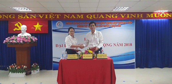 HỘI NGHỊ ĐẠI BIỂU NGƯỜI LAO ĐỘNG CÔNG TY CỔ PHẦN CẤP NƯỚC CHỢ LỚN 2018